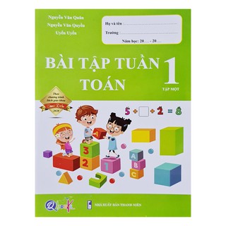 Sách Bài tập tuần: Toán1 tập 1( Cánh diều 2020)