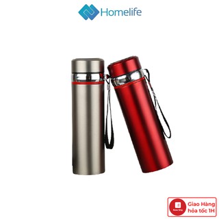 Bình Giữ Nhiệt Inox 304 Đựng Nước Nóng Lạnh 800ml/1000ml Sang Trọng Tiện Lợi homelife