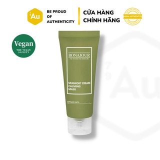 BONAJOUR | Mặt Nạ Ngải Cứu Làm Dịu &amp; Làm Sạch Dầu Nhờn - Mugwort Cream Calming Mask 55g [Hàng Chính Hãng từ Bonajour]