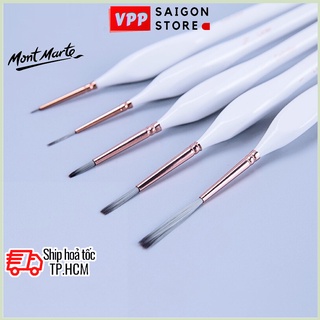 Bộ 5 Cọ Detail &amp; Liner Mont Marte - Detail &amp; Liner Brush Set Signature 5pc - BMHS0034