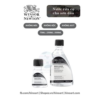 Nước rửa cọ cho sơn dầu Winsor&amp;Newton Brush Cleaner 75ml/ 250ml/ 500ml