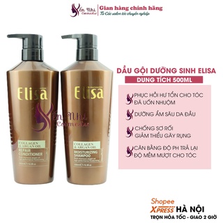 Elisa dầu gội thiên nhiên dưỡng sinh dầu gội elisa phục hồi hư tổn 500ml, Mỹ phẩm tóc yến nhi DG05
