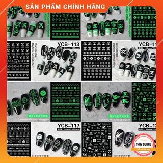Sticker dán móng phát quang