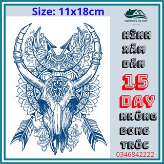 Hình Xăm Dán 15 Ngày Không Phai 11 x 18 cm Mẫu 287