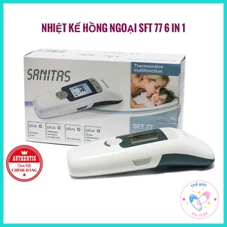 [Mẫu Mới] Nhiệt kế điện tử, nhiệt kế hồng ngoại Sanitas SFT 77 6 in 1 - Đức