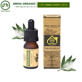 Tinh dầu tràm hữu cơ Umiha (10ml/50ml) nguyên chất dùng xông tắm xoa côn trùng cắn đốt cho mọi lứa tuổi