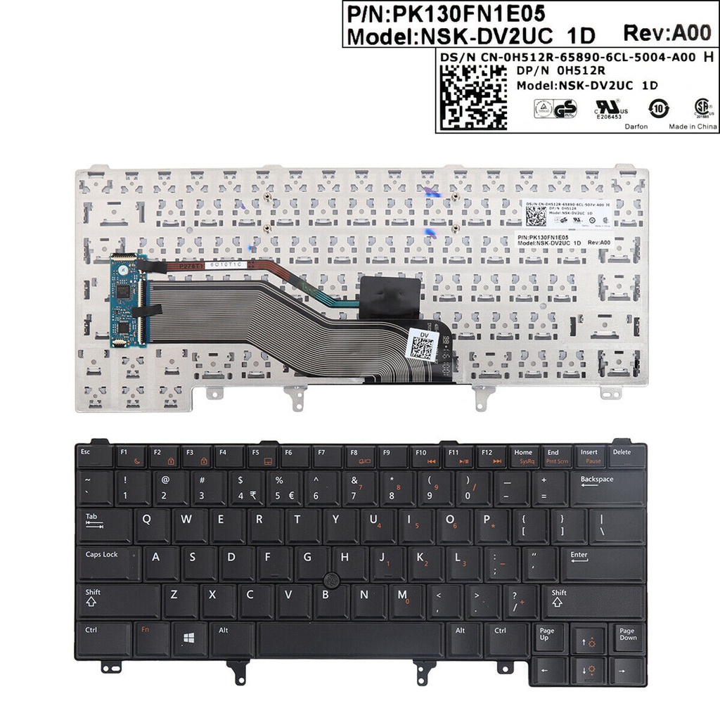 Bàn phím Dell Latitude E6420 E6430 E5420 E5430 E6430s E6330 E6320 E6440 XT3 E6220