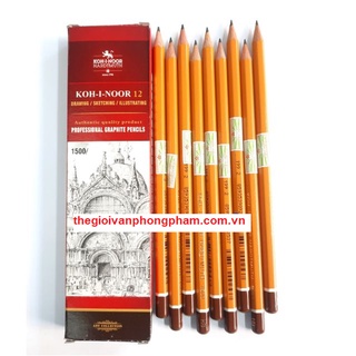 (Bán lẻ) Bút chì tiệp KOH-I-NOOR 1500 3B, 4B, 5B, 6B, 7B, 8B - Hàng chính hãng