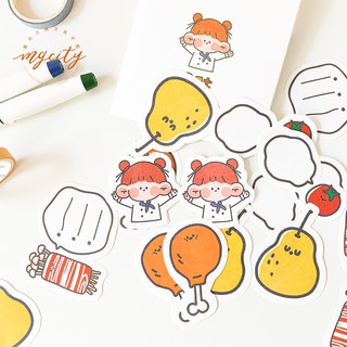 Set 25 giấy nhớ sticker ngộ nghĩnh giấy ghi chú