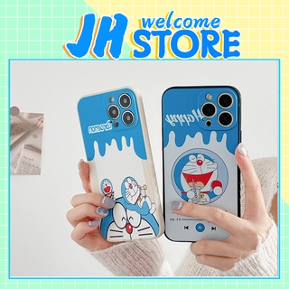 Ốp Điện Thoại Hình Doraemon Cho iPhone 7 / 7 plus 8 / 8 / plus / x / XR / XS / 11 / 12 / 13 / pro / Max / plus / Promax