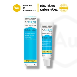 Azclear Action Medicated Lotion Azelaic Acid 20% w/w - Hỗ Trợ Giảm Viêm Sưng Do Mụn và Giảm Thâm [Hàng Chính Hãng Từ Úc]