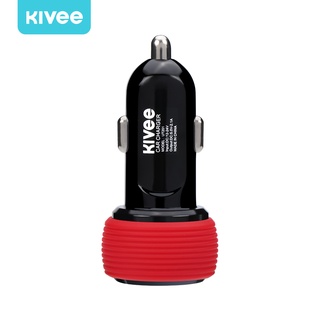 Bộ sạc ô tô KIVEE Cổng đầu ra USB kép Màn hình sáng đầu ra 2.1a