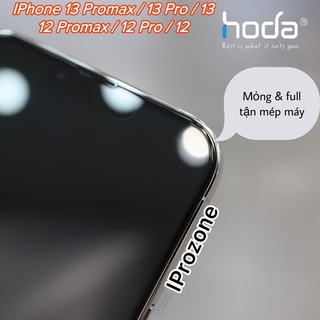 Kính cường lực Hoda tự lấy bụi kèm khung dán cho iPhone 14 Promax , 14 Pro , 14 Plus, 13 Promax , 13 , 13 Pro ,12 Promax