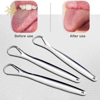 Dụng cụ cạo lưỡi, vệ sinh lưỡi người lớn Inox cao cấp, hàng nhập khẩu