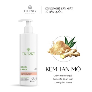 Bigsize - Kem tan mỡ bụng chiết xuất quế gừng Truesky giúp giảm mỡ nhanh 200g - S Body Cream