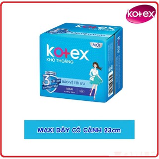 BVS KOTEX DÀY Gói 8 Miếng - 23Cm TẶNG
