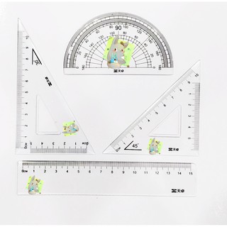 Bộ eke thước kẻ totoro in hình màu EKNI10 bộ eke cute bộ eke dễ thương