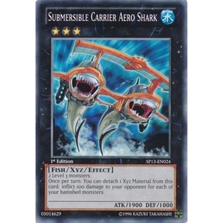 Thẻ bài Yugioh - TCG - Submersible Carrier Aero Shark / SP13-EN024'