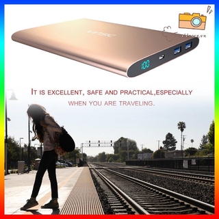 Sạc Dự Phòng 20000mah Siêu Mỏng Có Màn Hình Lcd