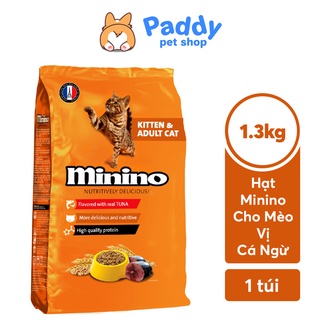 [1.3kg] Hạt Minino Tuna cho mèo mọi lứa tuổi vị cá ngừ