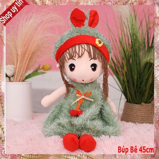 [HÀNG NHẬP KHẨU] Búp bê bông cô bé đáng yêu 45cm màu xám