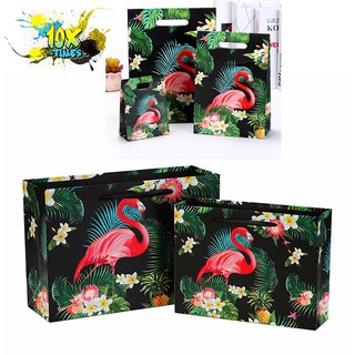 túi đựng quà tặng giấy dễ thương hồng hạc xanh tặng sinh nhật, valentine, ngày lễ phù hợp tặng bạn gái, đối tác