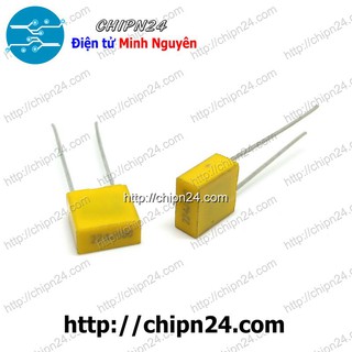 [10 CON] Tụ kẹo vàng 224J 100V (5MM)