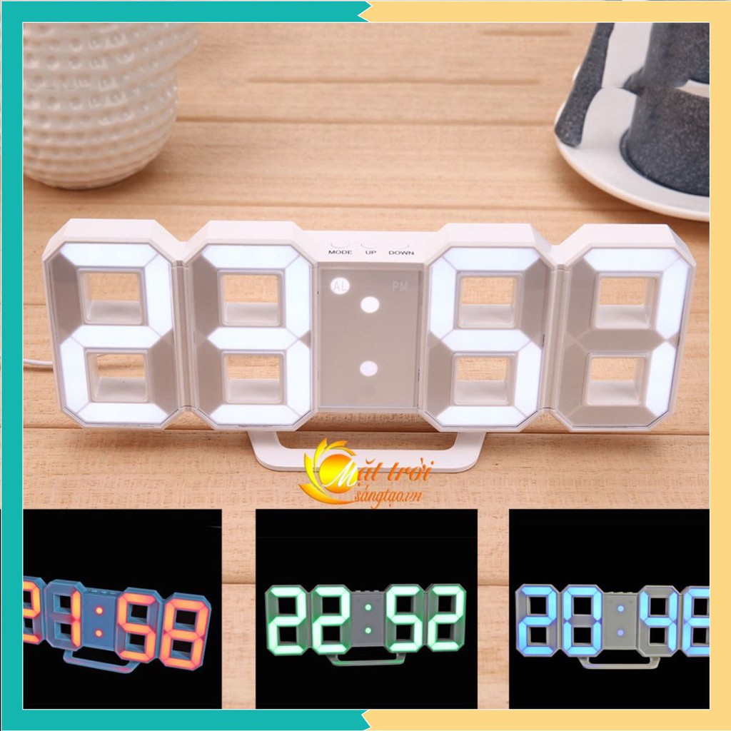 Đồng hồ LED 3D cao cấp