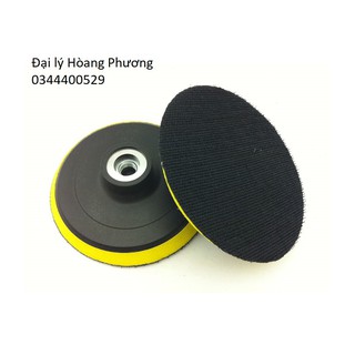 Đế nhựa gắn giấy nhám tròn, đầu phớt, Bánh chà nhám mài bóng