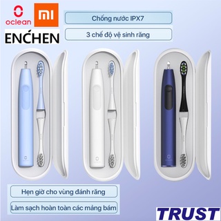 Bàn chải điện thông minh Xiaomi Enchen Oclean F1 Sonic Kháng nước IPX7 chế độ 3 làm sạch tốt hơn
