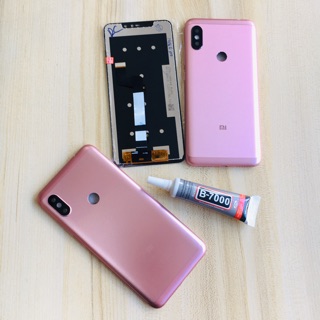 Combo Bộ Vỏ Sườn + Màn Hình Xiaomi Redmi Note 6 / Note 6 Pro Zin Hàng Cao Cấp (Tặng tuýp keo)