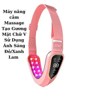 [ Cam kết tặng kèm dây nhảy trị giá 49k ] Máy nâng cằm Massage tạo gương mặt chữ V sử dụng ánh sáng đỏ/xanh lam