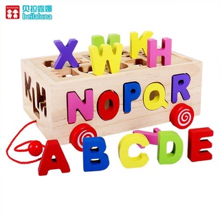 ĐỒ CHƠI GIÁO DỤC - XE CŨI THẢ CHỮ CÁI/HÌNH KHỐI/SỐ ĐẾM