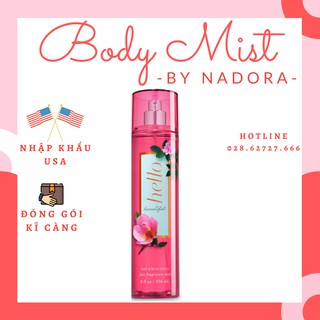 Xịt Thơm Toàn Thân Bath And Body Works - Hello Beautiful Body Mist (236ml)