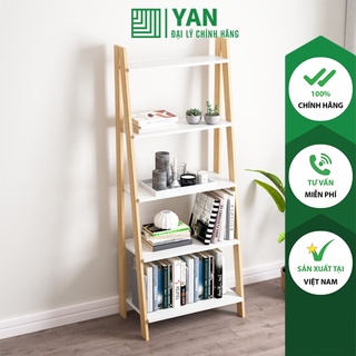 kệ sách kệ để đồ hình thang bằng gỗ thích hợp decor quán cafe phòng khách phòng đọc sách - gp114