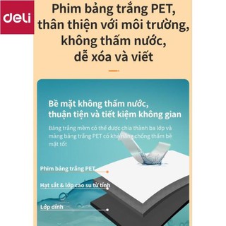 Bảng từ trắng không viền 600x900mm Deli - 8716 [Deli]