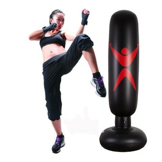 Bao cát tập võ, Trụ đấm bốc bơm hơi tự cân bằng tặng kèm bơm