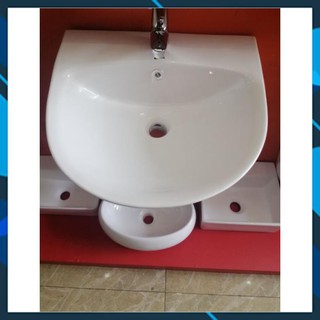 LAVABO CHÂN LIỀN TREO TƯỜNG CAO CẤP HÀN QUỐC