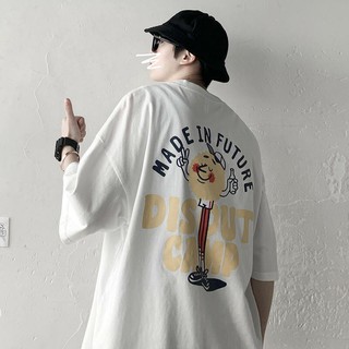 Áo thun tay lỡ G1SHOP vải coton dày dặn, co dãn, form rộng - Future Disout