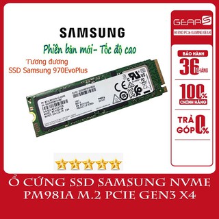 Ổ cứng SSD Samsung NVMe PM981a 256GB 512GB M.2 PCIe Gen3 x4 Bảo hành 36 Tháng