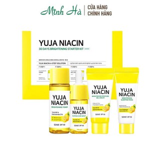 Set mini Some By Mi Yuja Niacin 30Days Brightening Starter Kit dưỡng sáng da mờ thâm nám