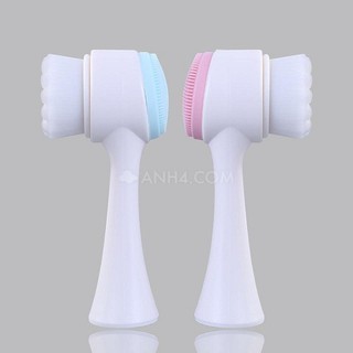 Cọ Massage Rửa Mặt 2 Đầu Silicon Mềm Mịn Cao Cấp (Hàng Hót 2021)