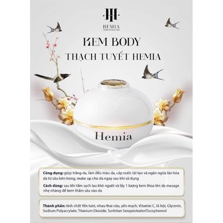BODY THẠCH TUYẾT HEMIA