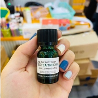 Tinh dầu tràm trà chấm mụn, kháng khuẩn cho da mụn the body shop tea tree oil [Size10ML]