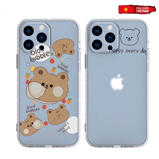 Ốp lưng iphone 6, 6s plus, 7 8 Plus, X, XS, XR, XSMAX, 11, 12, 13 PROMAX TRONG SUỐT ĐÁNG YÊU PKVN