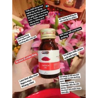 Saffron Oil Hemani 30ml chính hãng / Tinh dầu nhụy hoa nghệ tây