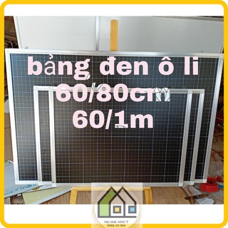 Bảng Đen (60/80,60/1m)Viết Phấn có kẻ ô li khuyến mại hộp phấn