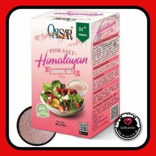 Muối hồng Himalaya Qaisar muối hồng Himalaya hạt mịn nấu ăn, nấu sữa 500gr (Pakistan)