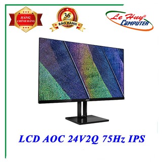 Màn hình máy tính AOC 24V2Q 24 inches IPS FHD 75Hz (Đen)