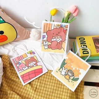 Túi giấy đựng quà hoạ tiết hoạt hình